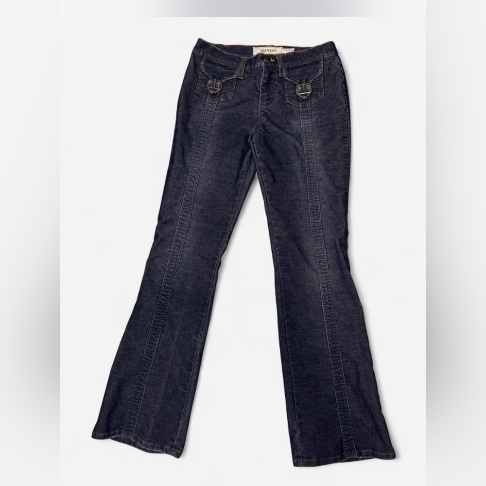BONGO Y2K Low Rise Flare Jeans (micro-cord / velvety stretch)